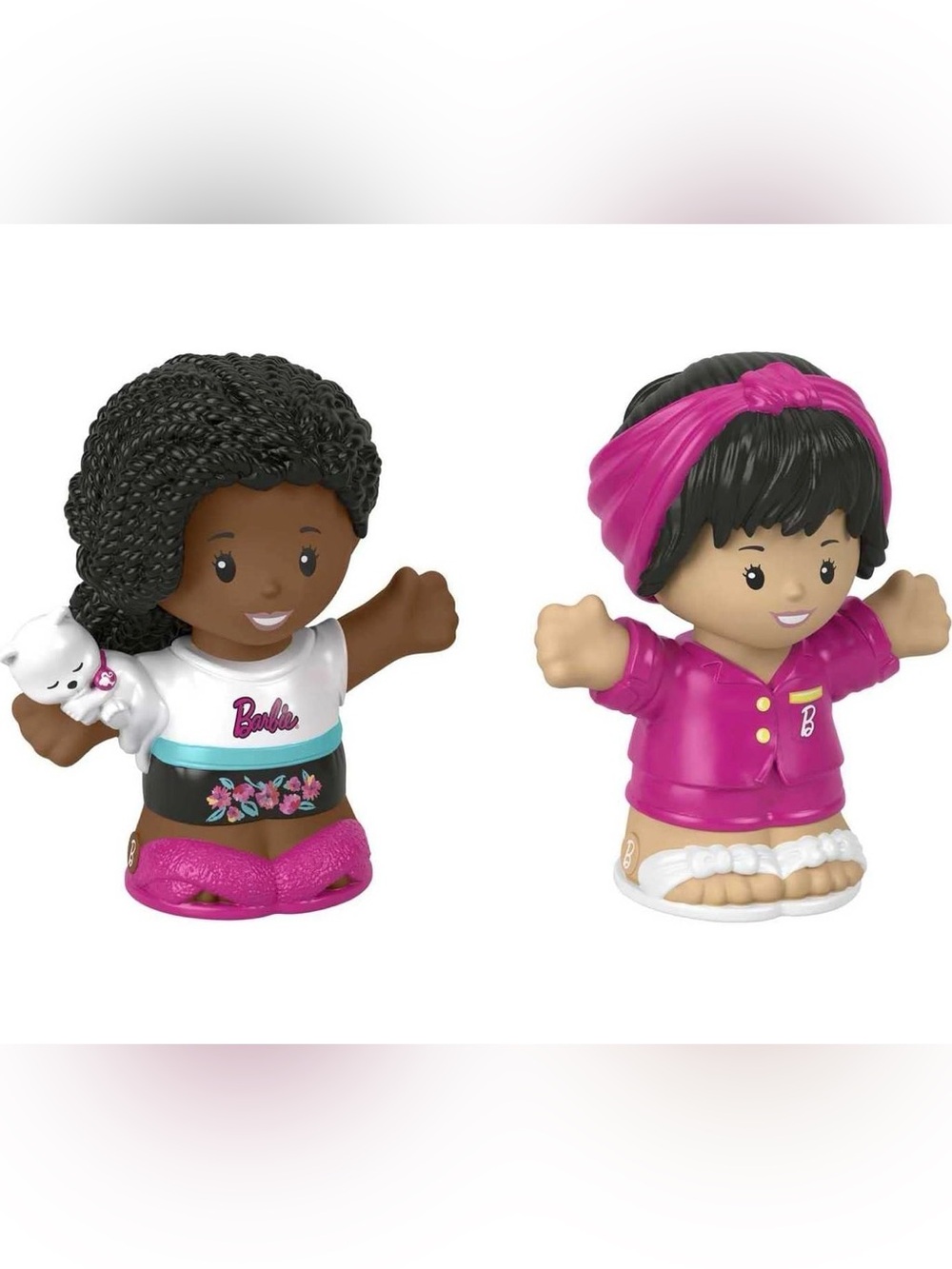 Fisher Price Little People Barbie Sleepover Figure Set 2Pack BNWT - Picture 3 of 8